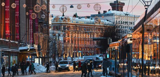 Weihnachtliches Helsinki