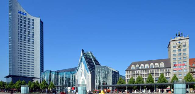 Leipzig von oben, von unten, von innen