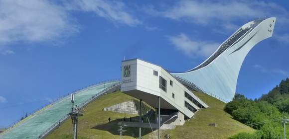 Führung auf die Olympia Skisprungschanze!