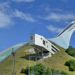 Führung auf die Olympia Skisprungschanze