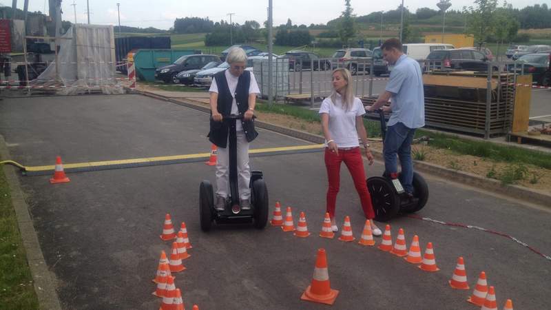 Publikumsmagnet Segway – Parcours silver