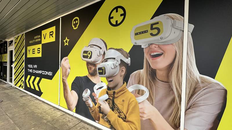 Free Walk Spiel in der VR Arena