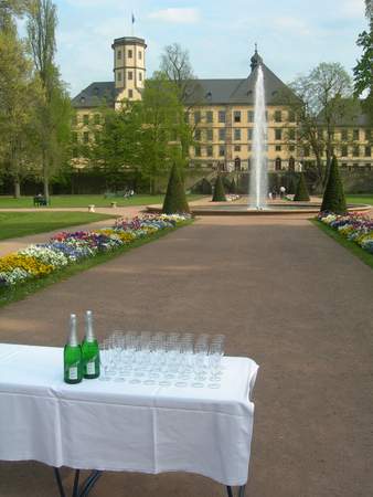 Fulda Schlossgarten Sektempfang