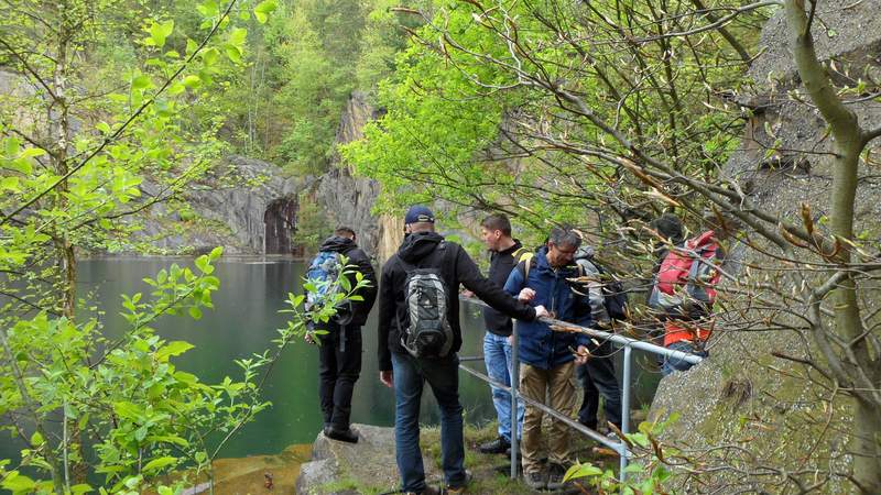 Geocaching+ Granittagebau Lausitz