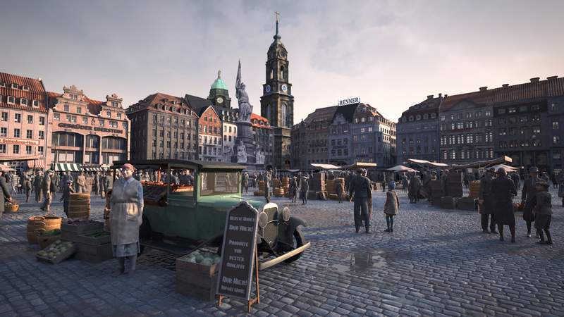 Dresdens Virtual-Reality Stadtführung