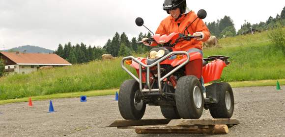 Teamchallenge mit Quad-Parcours