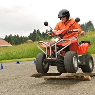 Teamchallenge mit Quad-Parcours