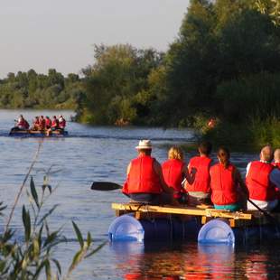 Flossfahren Betriebsausflug