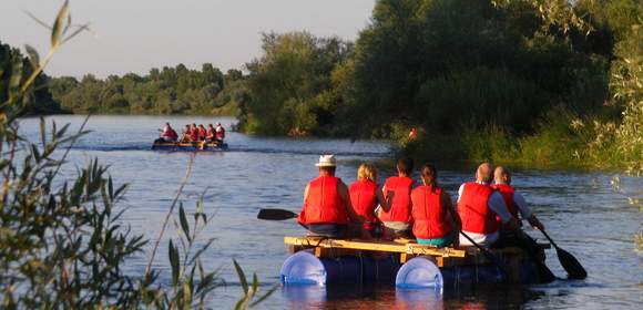 Flossfahren Betriebsausflug