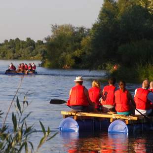 Flossfahren Betriebsausflug Flossfahren Betriebsausflug