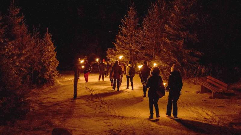 Berg- und BauernhausEvent Fackelwanderung