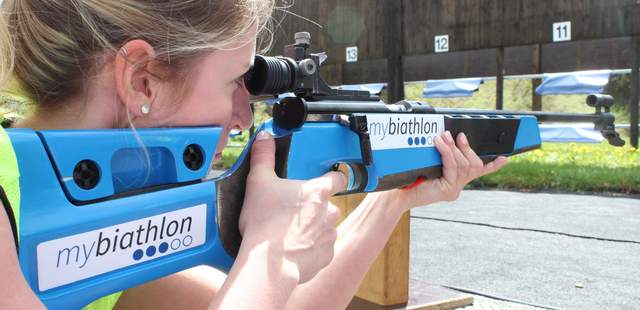 Biathlon hautnah selbst erleben Biathlon-Team-Event im Sauerland