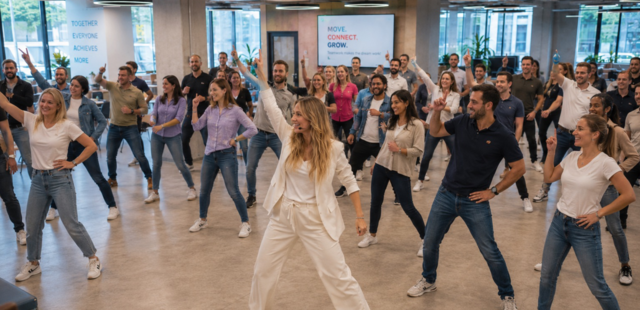 Interactive Team Building Dance Event Disco Fever Dance Workshop / Disco Team Event