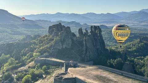 Heißluftballonfahrt über die Festung von Belogradchik