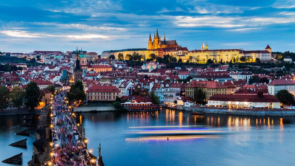Prager Burg und Karlsbrücke