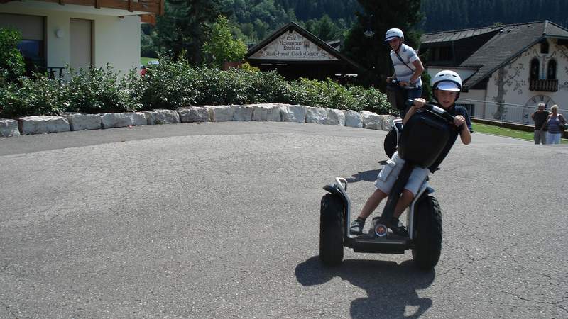 Publikumsmagnet Segway – Parcours silver