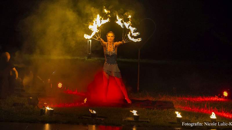 Die moderne Feuershow