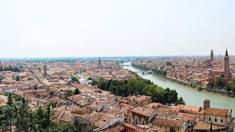 Panorama von Verona Incentive-Reise Verona, Italien