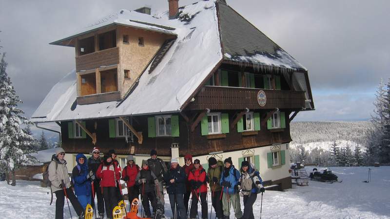 Schneeschuhwandern am Feldberg im Schwarzwald