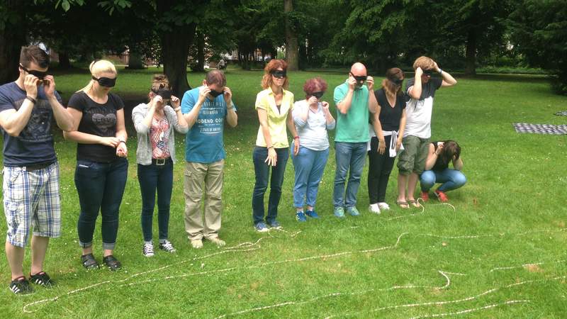 Outdoor Team Parcours am Waldsee