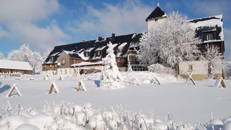 Das Zollhaus im Winter