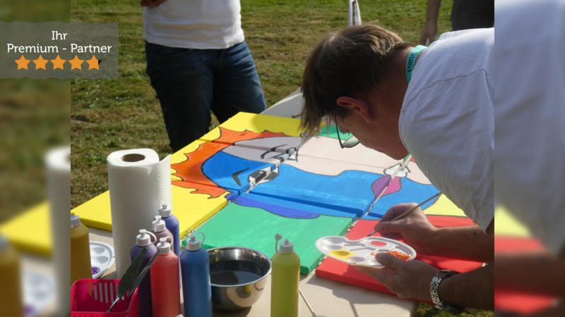 TeamEvent mit Action Painting