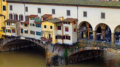 Incentive Reise Gruppenreise Italien Florenz Brücke bebaut