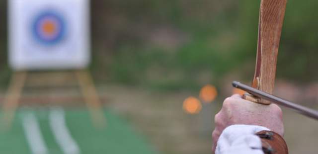 Bogenschießen intuitiv- Zisch-Ziel getroffen
