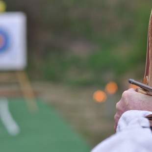 Bogenschießen intuitiv- Zisch-Ziel getroffen