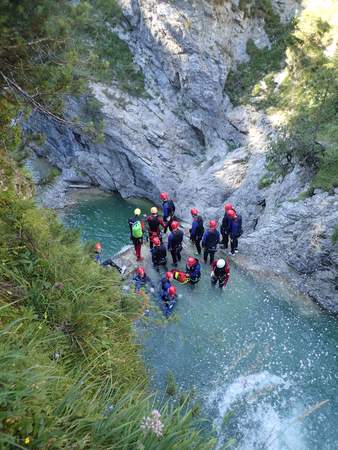 Canyoning für Einsteiger im Allgäu