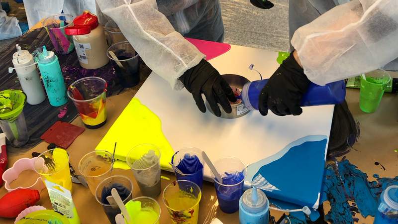 Fluid Art Workshop - Malen im Team