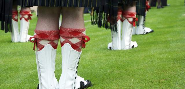 Teamevent im Schottenrock Highland Games