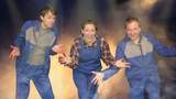 Das 3-köpfige Team von Best of Safety präsentiert in Blaumännern die Health & Safety Spotlights!