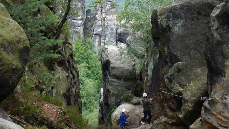 Hoch hinaus – Aktiv Teamevent Klettersteig