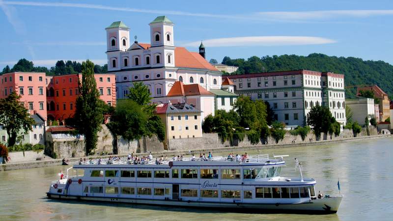 Schifffahrt auf dem Inn - Passau