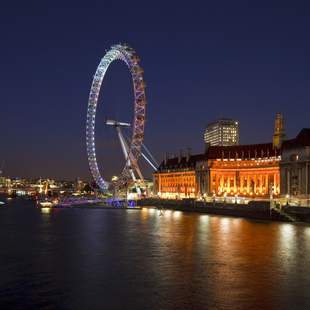 London Eye at night Ultimative 4 Tage James Bond Tour London