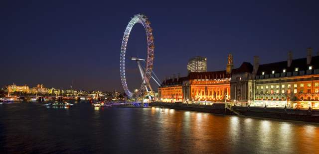 London Eye at night Ultimative 4 Tage James Bond Tour London
