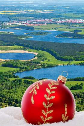 Weihnachtsfeier an der Mecklenburgischen Seenplatte