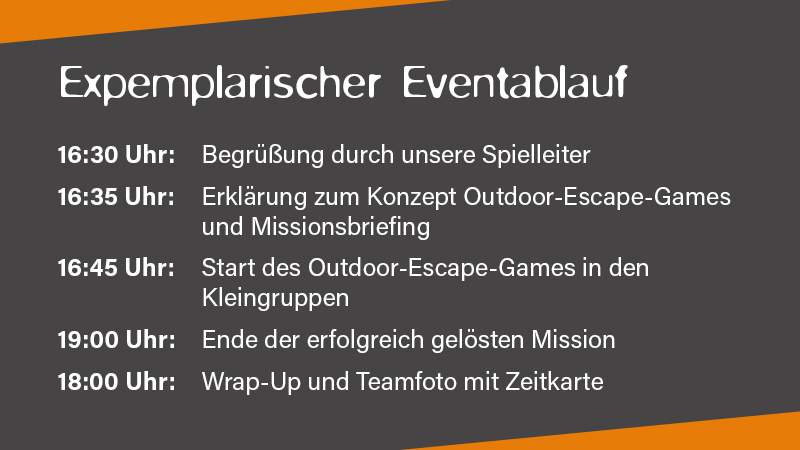 Outdoor Escape Game Firmenevent Dortmund