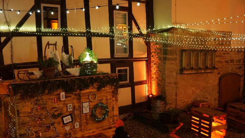Weihnachtliches Fachwerk Erfurt "Be a Star" und Weihnachtsparty in Erfurt