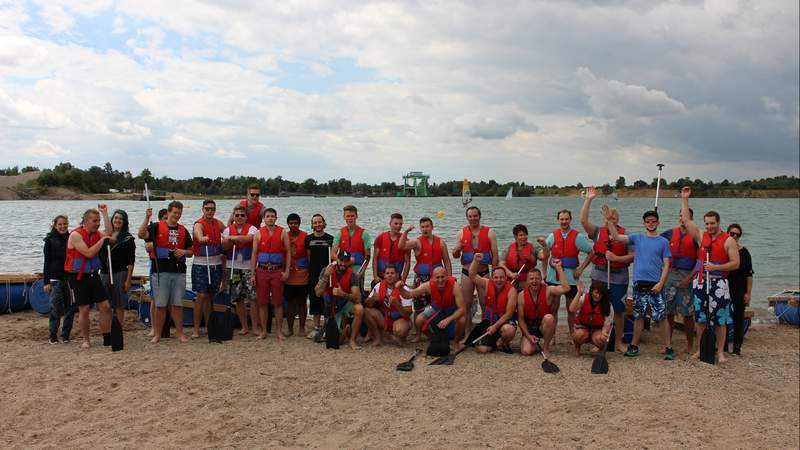 Abenteuer Floss teamevent