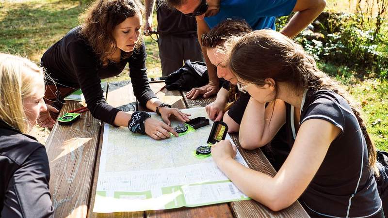 Orientierungskunde Teamevent Schwarzwald mit Survival