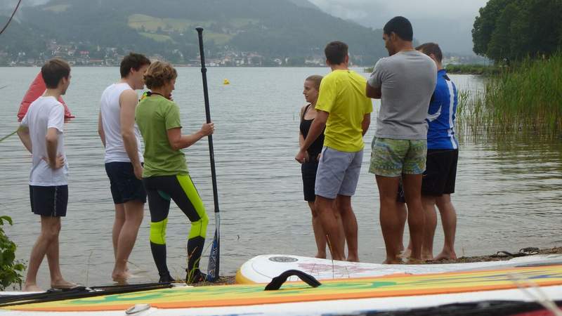 Spaß auf dem Wasser zum Junggesellenabschied