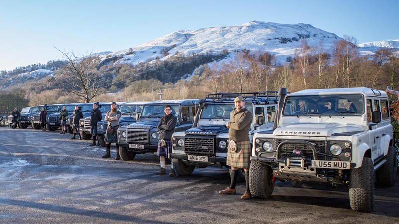 Landrover Selfdriver experience Scotland