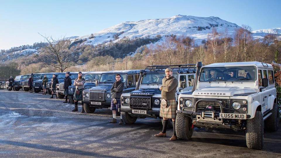 Landrover Self-Drive Experience Landrover Selfdriver experience Scotland