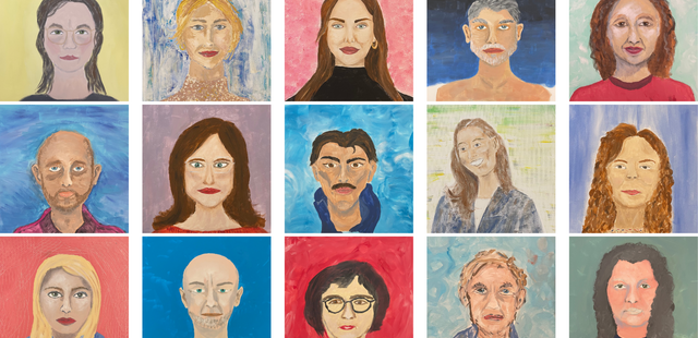 Portrait, Teamevent, Malen