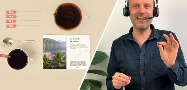 Willkommen beim Kaffee-Tasting mit TRY FOODS Online Kaffee-Tasting