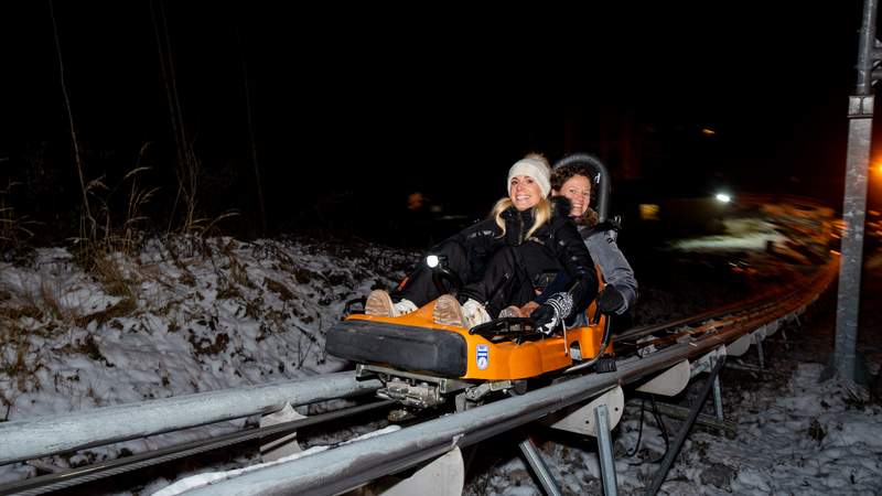 HüttenEvent Weihnachtsfeier Nachtrodeln