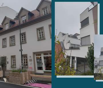 Collage Architektur und Gebäude in Wiesbaden, Nerostraße