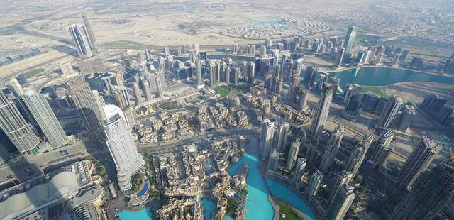 Blick vom Burj Khalifa Incentive-Reise Dubai